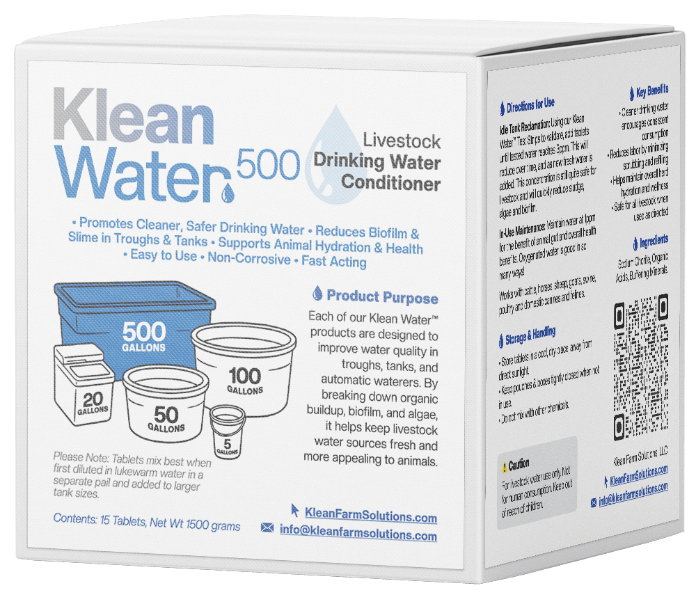 Klean Water 500 Box Mockup